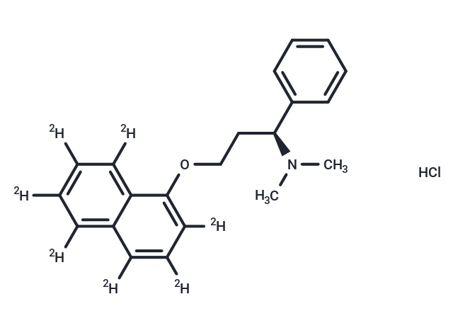 鹽酸達(dá)泊西汀-d7,Dapoxetine hydrochloride-d7