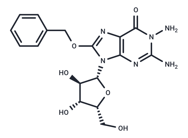 化合物 1-Amino-8-benzyloxy-9-(b-D-xylofuranosyl)guanine,1-Amino-8-benzyloxy-9-(b-D-xylofuranosyl)guanine