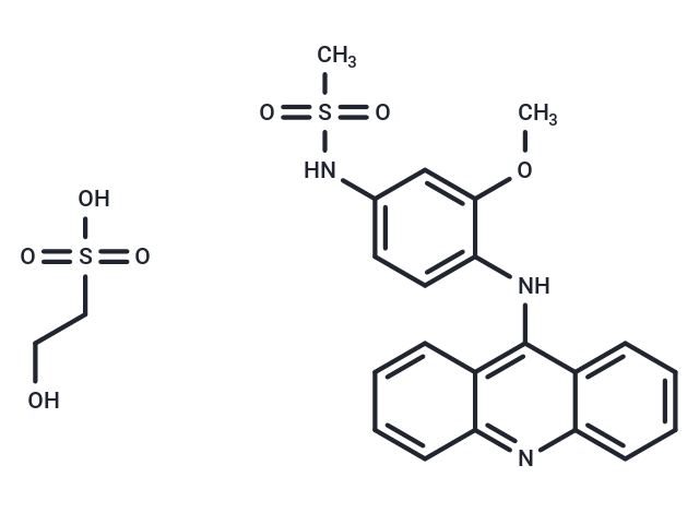 化合物 Amsacrine Isothionate,Amsacrine Isothionate