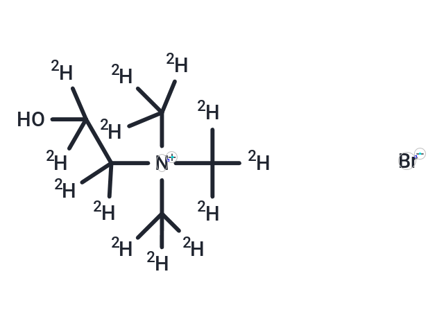 溴化膽堿-d13-(N,N,N-三甲基-d9,1,1,2,2-d4),Choline-d13 Bromide (N,N,N-trimethyl-d9; 1,1,2,2-d4)