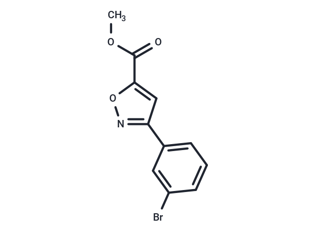 化合物 Methyl 3-(3-bromophenyl)-1,2-oxazole-5-carboxylate,Methyl 3-(3-bromophenyl)-1,2-oxazole-5-carboxylate