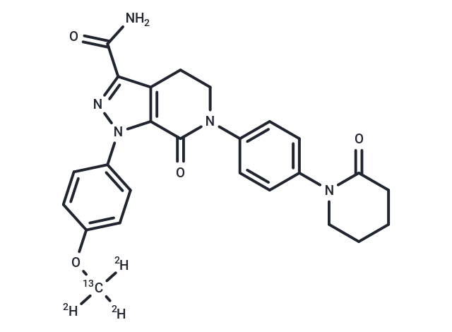 化合物 Apixaban 13C,d3,Apixaban 13C,d3