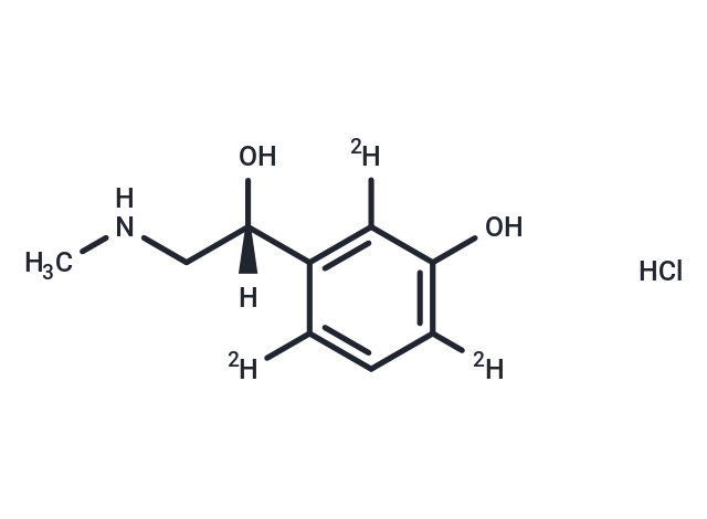 (R)-(-)-鹽酸脫羥腎上腺素-d3,(R)-(-)-Phenylephrine-2,4,6-d3