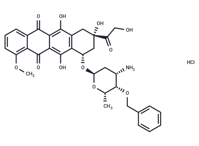 化合物 Berubicin HCl,Berubicin HCl