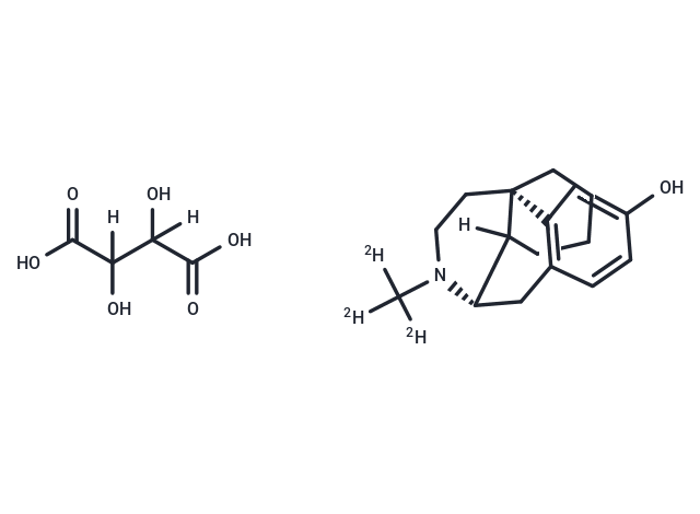 右旋蛋白酶-d3酒石酸鹽,Dextrorphan-d3 Tartrate