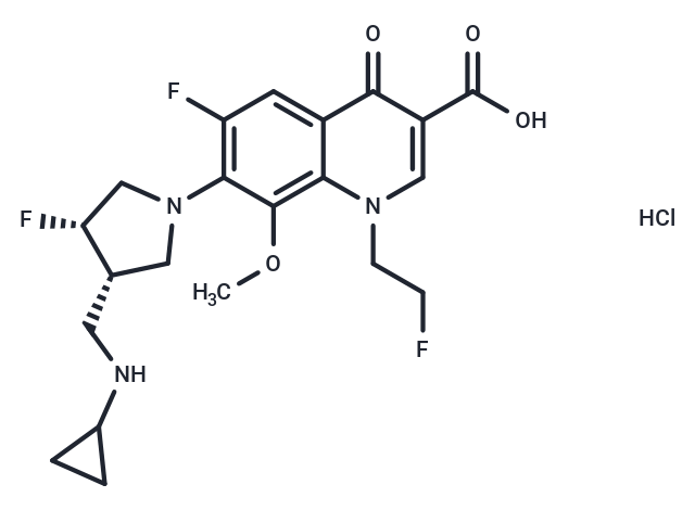 化合物 Lascufloxacin HCl,Lascufloxacin HCl