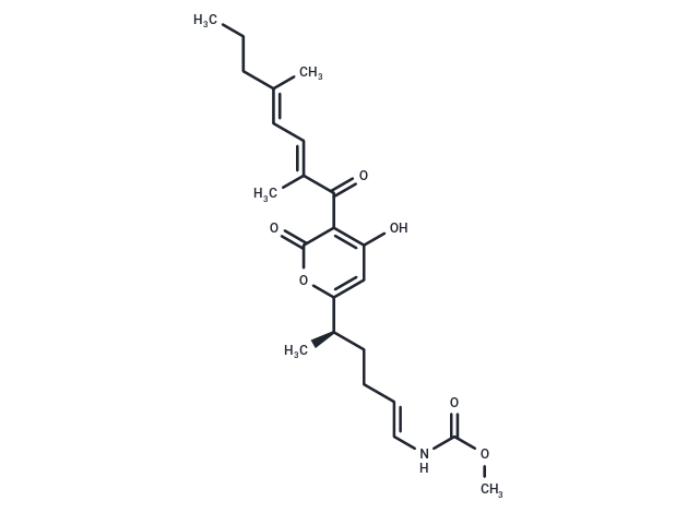 化合物 Myxopyronin A,Myxopyronin A