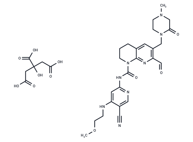 化合物 Roblitinib citrate,Roblitinib citrate