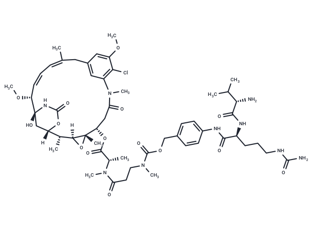 化合物 Val-Cit-amide-Cbz-N(Me)-Maytansine,Val-Cit-amide-Cbz-N(Me)-Maytansine