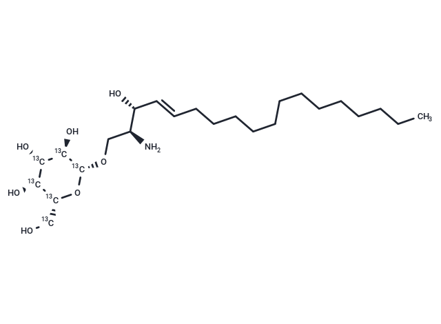 13C6 Glucosylsphingosine (d18:1),13C6 Glucosylsphingosine (d18:1)