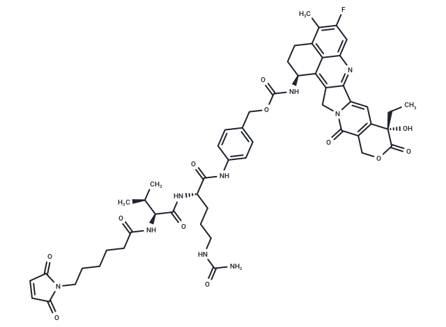 化合物 MC-Val-Cit-PAB-Exatecan,MC-Val-Cit-PAB-Exatecan