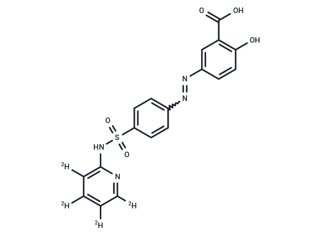 柳氮磺胺吡啶-d4,Sulfasalazine-d4