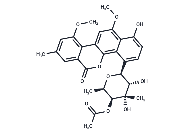 化合物 4'-Acetyl-chrysomycin B,4'-Acetyl-chrysomycin B