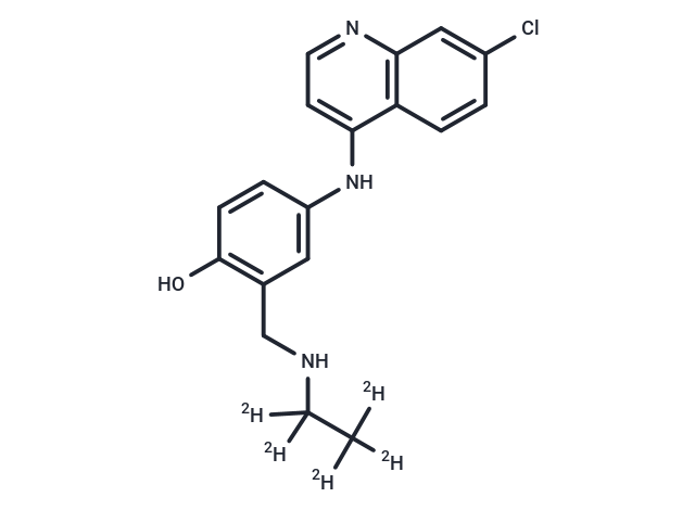 去乙阿莫地喹-乙基-d5,N-Desethyl Amodiaquine-d5