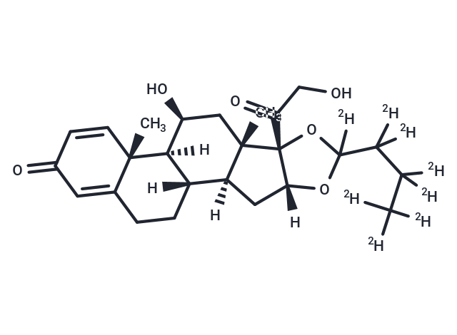 化合物 Budesonide-d8,Budesonide-d8