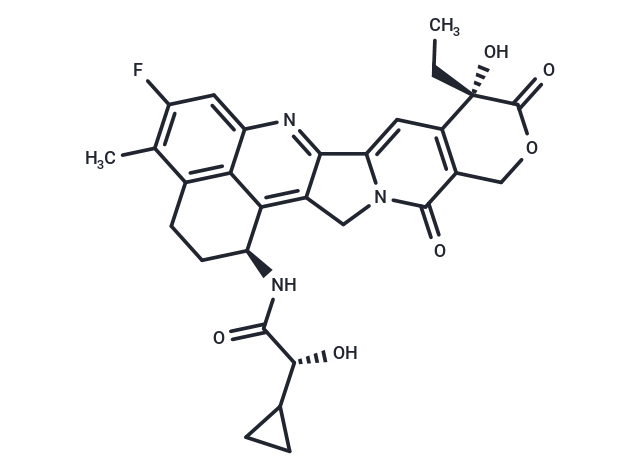 化合物 (αR)-Cyclopropaneacetamide-Exatecan,(αR)-Cyclopropaneacetamide-Exatecan