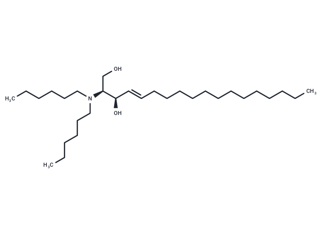 化合物 N,N-dihexyl Sphingosine (d18:1/6:0/6:0),N,N-dihexyl Sphingosine (d18:1/6:0/6:0)