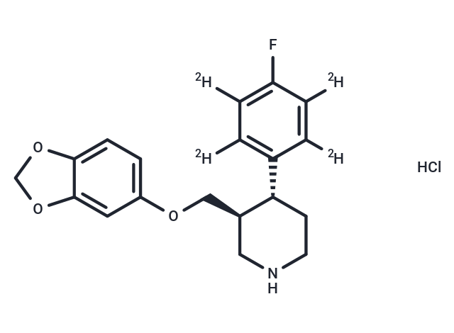 化合物 rac-Paroxetine-d4 Hydrochloride,rac-Paroxetine-d4 Hydrochloride