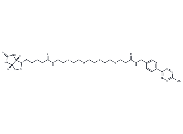 化合物 Biotin-PEG4-MeTz,Biotin-PEG4-MeTz