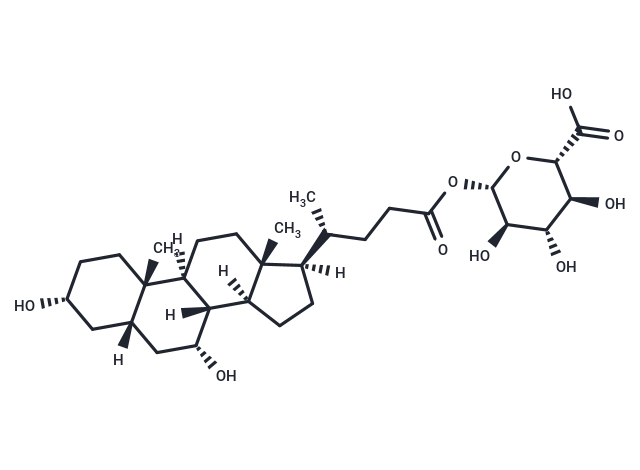 化合物 Chenodeoxycholic Acid 24-Acyl-β-D-Glucuronide,Chenodeoxycholic Acid 24-Acyl-β-D-Glucuronide