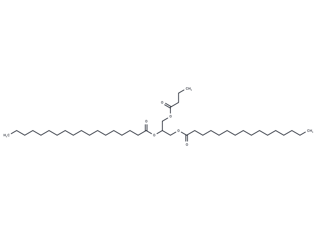 化合物 1-Palmitoyl-2-Stearoyl-3-Butyryl-rac-glycerol,1-Palmitoyl-2-Stearoyl-3-Butyryl-rac-glycerol