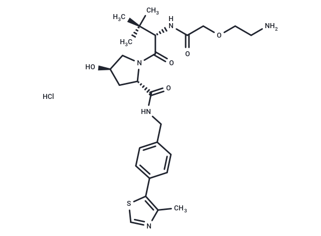 VH 032 amide-PEG1-amine,(S,R,S)-AHPC-PEG1-NH2 dihydrochloride