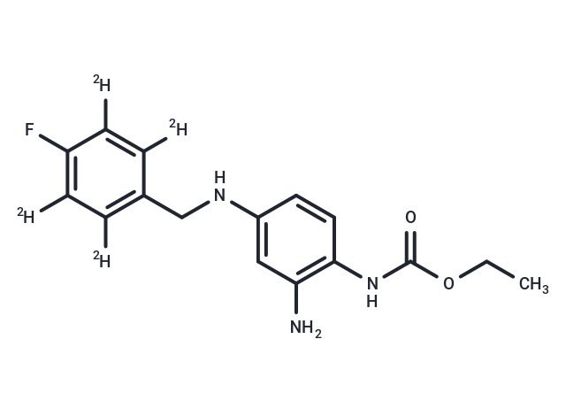 瑞替加濱-d4,Retigabine-d4