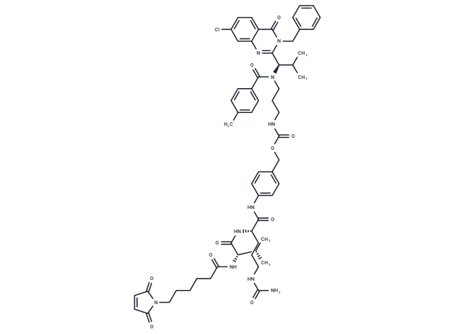 化合物 MC-Val-Cit-PAB-Ispinesib,MC-Val-Cit-PAB-Ispinesib