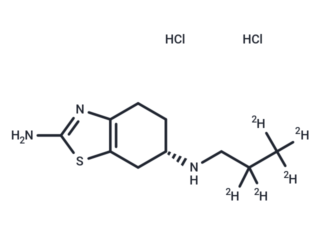 （S）-普拉克索-d5二鹽酸鹽,(S)-Pramipexole-(N-Propyl-2,2,3,3,3-d5) Dihydrochloride