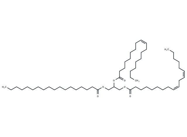 化合物 1-Stearoyl-2-Oleoyl-3-Linoleoyl-rac-glycerol,1-Stearoyl-2-Oleoyl-3-Linoleoyl-rac-glycerol