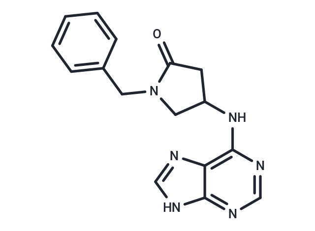 1-(苯甲基)-4-(9H-嘌呤-6-氨基)-2-吡咯烷酮,(Rac)-Benpyrine