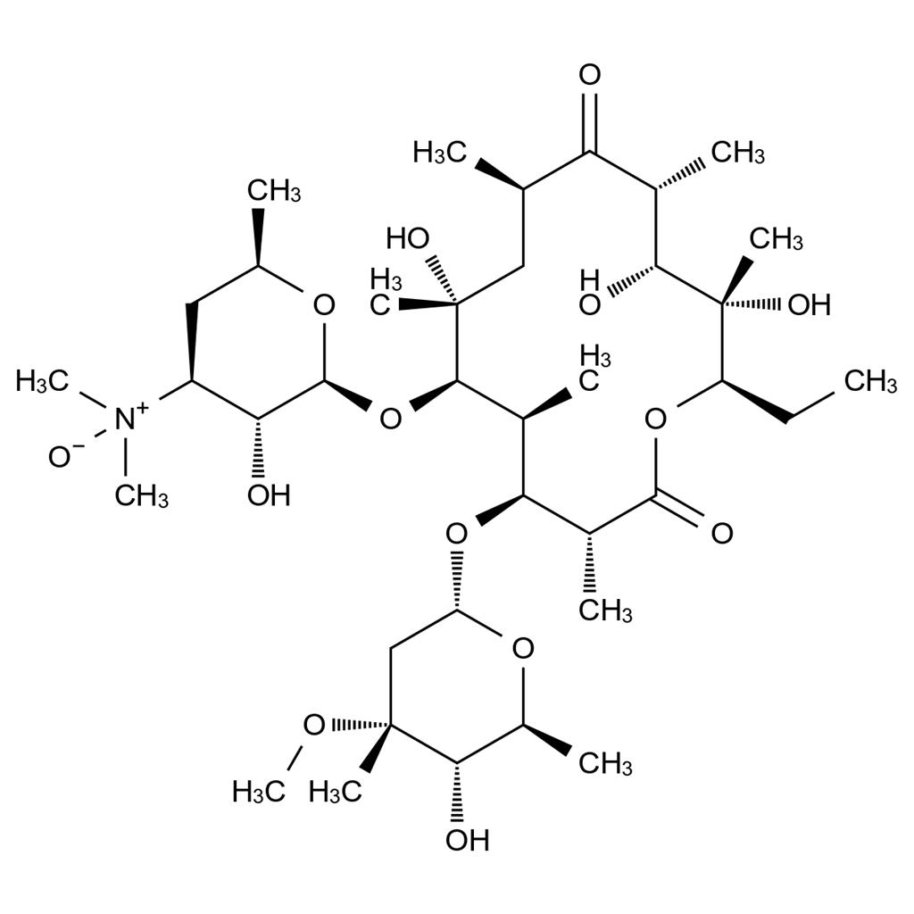 紅霉素EP雜質(zhì)H（紅霉素A氮氧化物）,Erythromycin EP Impurity H（Erythromycin A N-oxide）