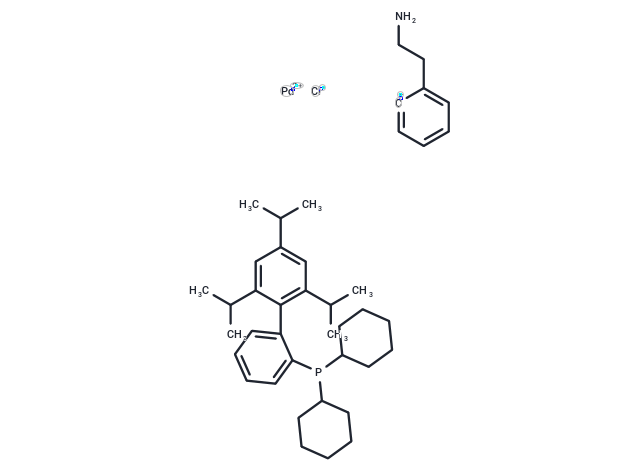 化合物 (SP-4-4)-2-[2-(Amino-KappaN)ethyl]phenyl-KappaC]chloro[dicyclohexyl[2',4',6'-tris(1-methylethyl)[1,1'-biphenyl]-2-yl]phosphine]-Palladium,(SP-4-4)-2-[2-(Amino-KappaN)ethyl]phenyl-KappaC]chloro[dicyclohexyl[2',4',6'-tris(1-methylethyl)[1,1'-biphenyl]-2-yl]phosphine]-Palladium