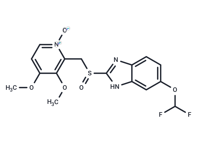 化合物 2-(((6-(Difluoromethoxy)-1H-benzo[d]imidazol-2-yl)sulfinyl)methyl)-3,4-dimethoxypyridine 1-oxide,2-(((6-(Difluoromethoxy)-1H-benzo[d]imidazol-2-yl)sulfinyl)methyl)-3,4-dimethoxypyridine 1-oxide