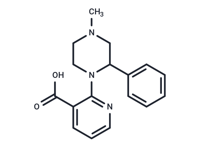 化合物 1-(3-Carboxy-2-pyridyl)-4-methyl-2-phenylpiperazine,1-(3-Carboxy-2-pyridyl)-4-methyl-2-phenylpiperazine