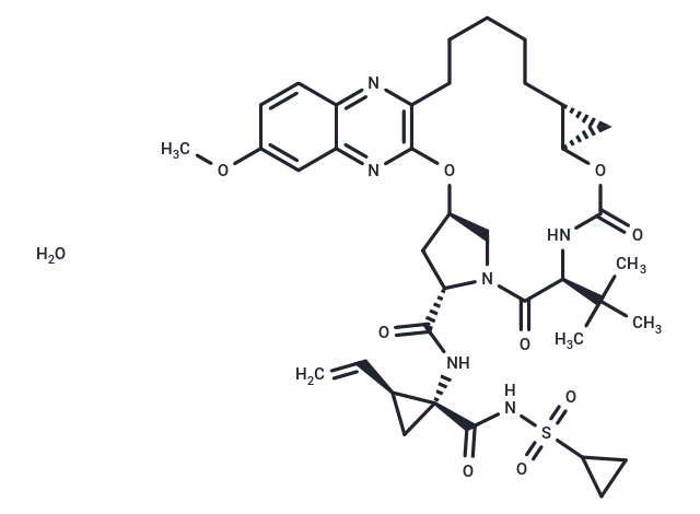 化合物 Grazoprevir hydrate,Grazoprevir hydrate