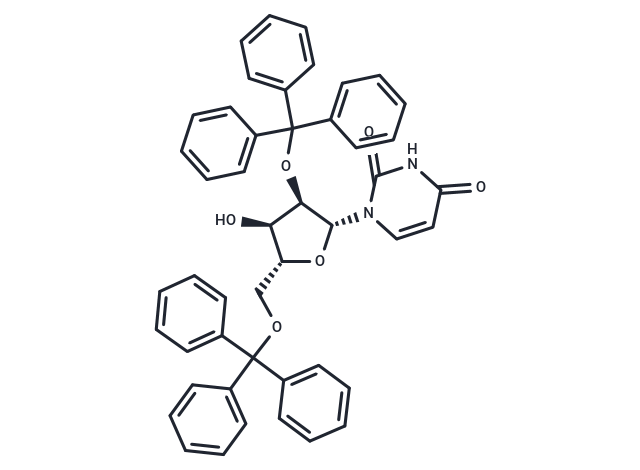 化合物 2’,5’-Bis-O-(triphenylmethyl)uridine,2’,5’-Bis-O-(triphenylmethyl)uridine