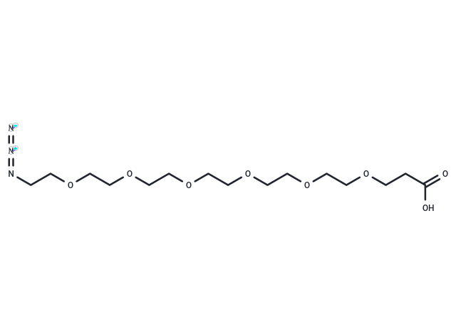 化合物 Azido-PEG6-acid,Azido-PEG6-acid