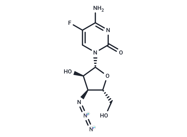 化合物 3'-Azido-3'-deoxy-5-fluorocytidine,3'-Azido-3'-deoxy-5-fluorocytidine