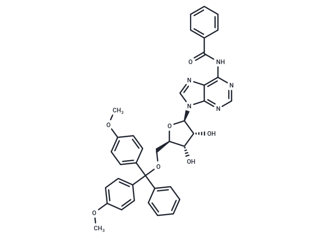 化合物 5’-O-(4,4’-Dimethoxytrityl)-N6-benzoyl adenosine,5'-O-DMT-Bz-rA