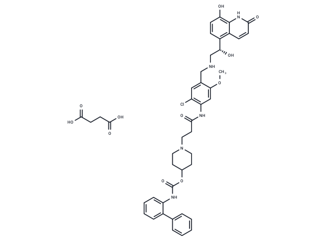 化合物 Batefenterol Succinate,Batefenterol Succinate