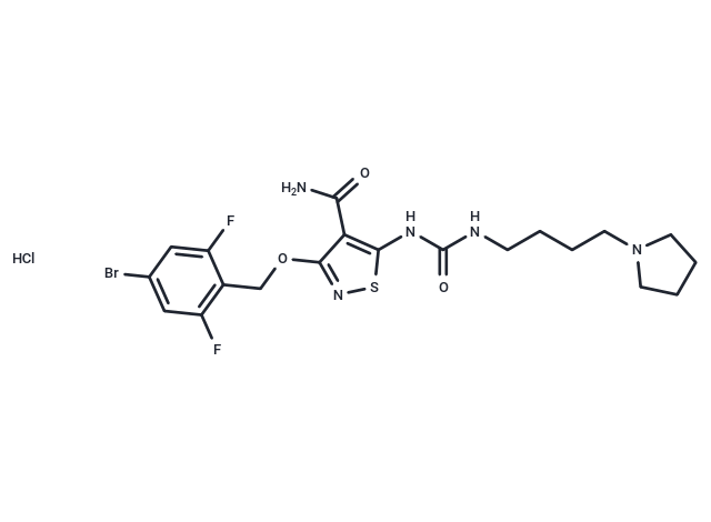 化合物 CP-547632 hydrochloride,CP-547632 hydrochloride