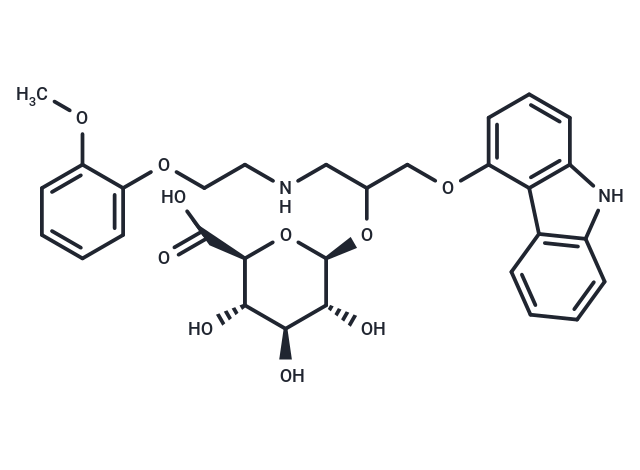 (R,S)-Carvedilol Glucuronide,(R,S)-Carvedilol Glucuronide