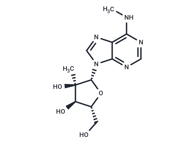 化合物 N6-Methyl-2’-C-methyladenosine,N6-Methyl-2’-C-methyladenosine