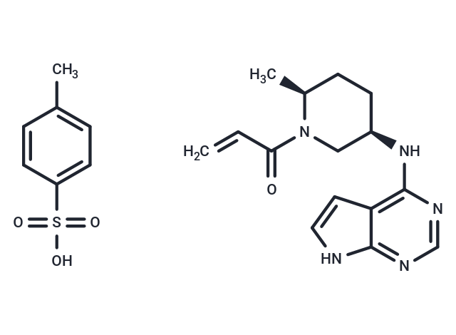 化合物 Ritlecitinib tosylate,Ritlecitinib tosylate