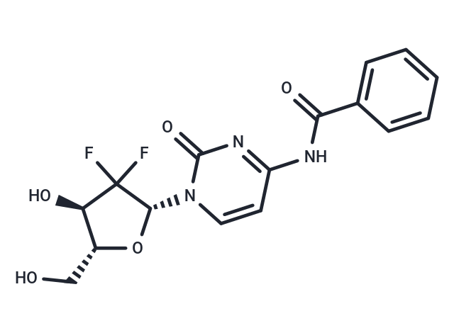 化合物 N6-Benzoyl-2’-deoxy-2’,2’-diflurocytidine,N6-Benzoyl-2’-deoxy-2’,2’-diflurocytidine