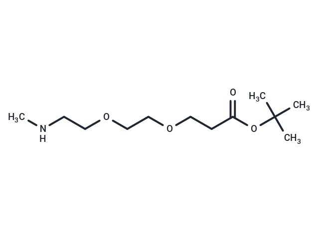 化合物 Methylamino-PEG2-Boc,Methylamino-PEG2-Boc