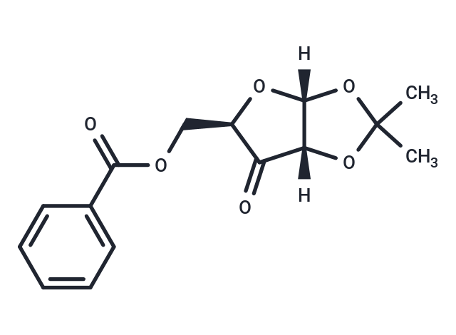 化合物 5-O-benzoyl-1,2-O-isopropylidene-alpha-D-erythro-pent-3-ulofuranose,5-O-benzoyl-1,2-O-isopropylidene-alpha-D-erythro-pent-3-ulofuranose