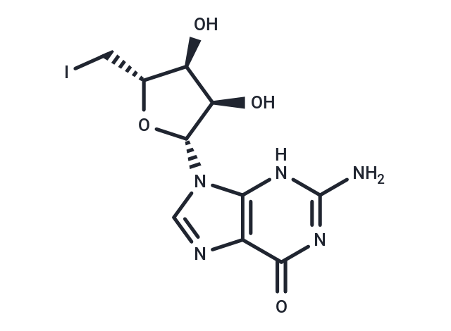 化合物 5’-Deoxy-5’-iodoguanosine,5’-Deoxy-5’-iodoguanosine