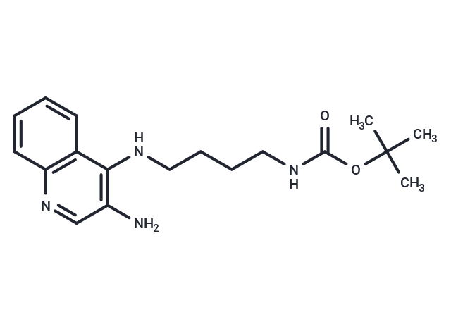 化合物 N4-(4-Boc-aminobutyl)quinoline-3,4-diamine,N4-(4-Boc-aminobutyl)quinoline-3,4-diamine